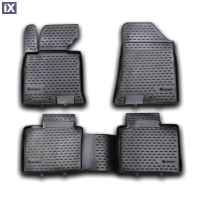 HYUNDAI i40 2011+ ΜΑΡΚΕ ΠΑΤΑΚΙΑ ΣΕ ΣΚΑΦΗ TPE ΛΑΣΤΙΧΟ ΣΕ ΜΑΥΡΟ ΧΡΩΜΑ NOVLINE - 4 ΤΕΜ.