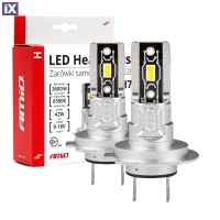 ΛΑΜΠΕΣ LED H7 H-SERIES 9>18V 42W 6500K 3600lm +200% CSP LED  AMiO - 2 TEM.