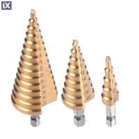 ΤΡΥΠΑΝΙΑ ΚΩΝΙΚΑ ΤΙΤΑΝΙΟΥ (HSS) 4-12mm/4-20mm/4-32mm  ΑMiO - 3 TEM.