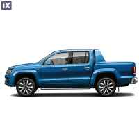 VW AMAROK 4D 2010+ ΧΕΡΟΥΛΙΑ ΠΟΡΤΑΣ ΧΡΩΜΙΟ ΜΕΤΑΛΛΙΚΑ S-Dizayn - 4 Τεμ.
