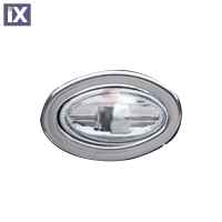 VW POLO 3D/5D 2005-2009 ΔΑΧΤΥΛΙΔΙΑ ΦΛΑΣ ΧΡΩΜΙΟ ΜΕΤΑΛΛΙΚΑ S-Dizayn - 2 Τεμ.