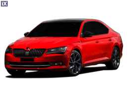 SKODA SUPERB 4D 2015+ TRIM ΜΑΡΚΕ ΠΡΟΦΥΛΑΚΤΗΡΑ ΧΡΩΜΙΟ ΜΕΤΑΛΛΙΚΟ S-Dizayn - 3 τεμ