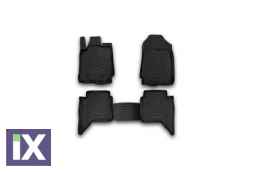 3D Λαστιχένια πατάκια για Ford Ranger 4 doors (2011+) - 4τμχ.