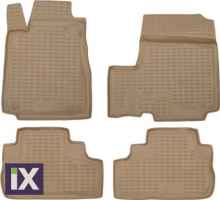3D Λαστιχένια πατάκια για Honda CR-V (2002-2007) μπεζ - 4τμχ.