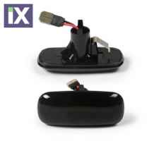 Led φλας για Audi A4 B6 B7 (2001-2008) / A6 C5 / A8  -  φιμέ με τρεχούμενο φλας - σετ 2τμχ.
