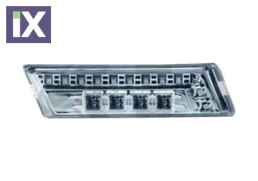 Led φλας με ψείρες ημέρας Audi - χρωμίου - σετ 2τμχ.