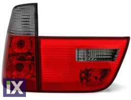 Πίσω φανάρια για BMW X5  (1999-2006) - φιμέ φλας - σετ 2τμχ.