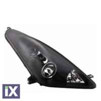 Φανάρια εμπρός angel eyes για Toyota Celica T230 (1999-2005) - μαύρα , χωρίς λάμπες (Η7) - σετ 2τμχ.