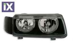 Φανάρια εμπρός angel eyes για Vw Passat Β4 (1993-1996) - μαύρα , χωρίς λάμπες (Η7) - σετ 2τμχ.