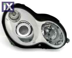 Φανάρια εμπρός led για Mercedes C-CLASS W203 (2000-2006) sedan , χωρίς λάμπες (Η7) - σετ 2τμχ.