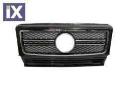 Μάσκα για Mercedes W461 / W463 G-CLASS (1990-2013) - μαύρη με πλαίσιο χρωμίου AMG
