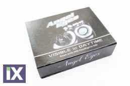 Δαχτυλίδια angel eyes για  BMW X5 E53 (1999-2007) led - με επικάλυψη ματ - Λευκό χρώμα