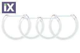 Δαχτυλίδια angel eyes για  BMW E46 με ανακλαστήρα sedan, combi (1998-2005) / E46 coupe (1998-2003) - U-Design με δύο χρώματα