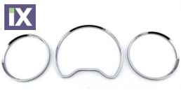 Δαχτυλίδια καντράν για Mercedes  W202 (1996-2001) / W208 CLK (1997-2002) / W210 (1995-1999) - silver