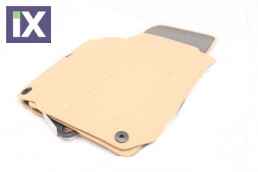 Πατάκια μοκέτα για Vw Golf 4 / Vw Bora / Vw Beetle / Skoda Octavia 1  (1997-2010) / Seat Leon και Toledo  (1999-2005)  - μπεζ - 4τμχ.