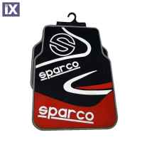 Sparco πατάκια λαστιχένια σέτ 4 τεμάχια