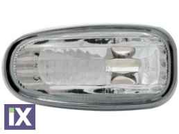 Φλας Mercedes  W140 /  W202 / VITO / W210 (1995-1999) - χρωμίου - σετ 2τμχ.