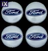 Τάπες για κέντρο ζάντας ασημί - Ford