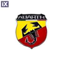 Αυτοκόλλητο μεταλλικό - Abarth