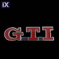 Αυτοκόλλητο μεταλλικό - GTi