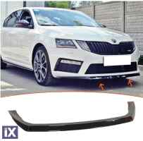 Lip spoiler μαύρο πλαστικό γυαλιστερό - Skoda octavia VRS MK3 2013-2016