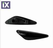 Led φλας φτερού για Mazda 2, 3, 5 (2003-2010), MPV (2003-2006) - φιμέ με τρεχούμενο φλας - σετ 2τμχ.